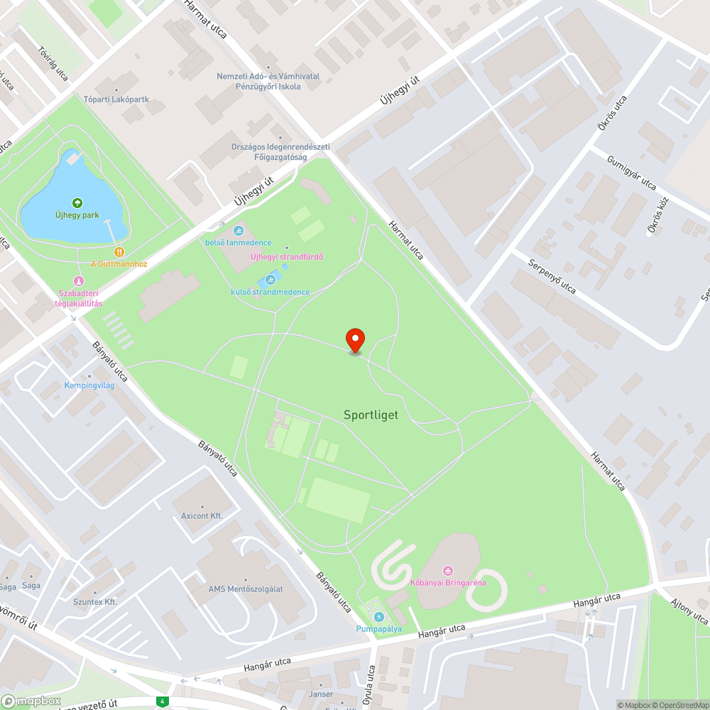 Elpusztult dísznövények a kőbányai Sportliget belső részén bejelentés helye