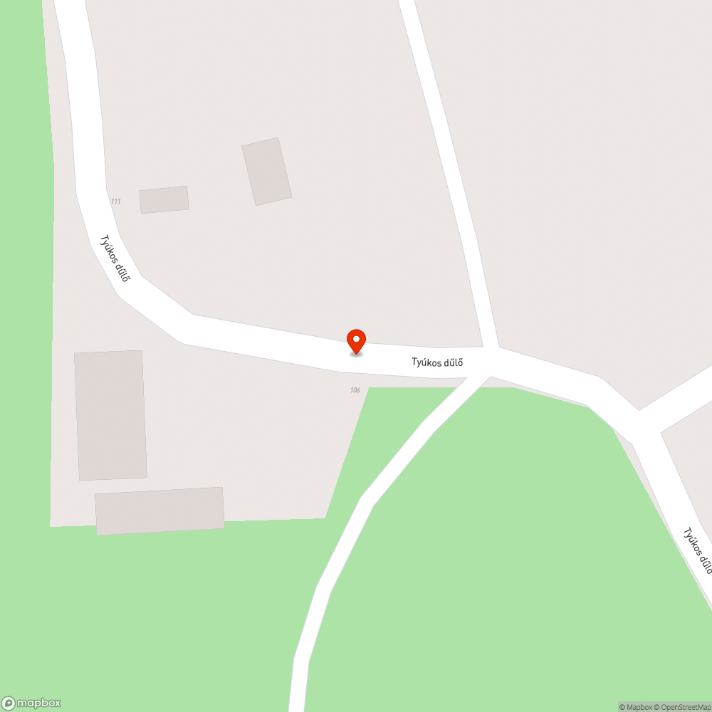 Járhatatlan út bejelentés helye