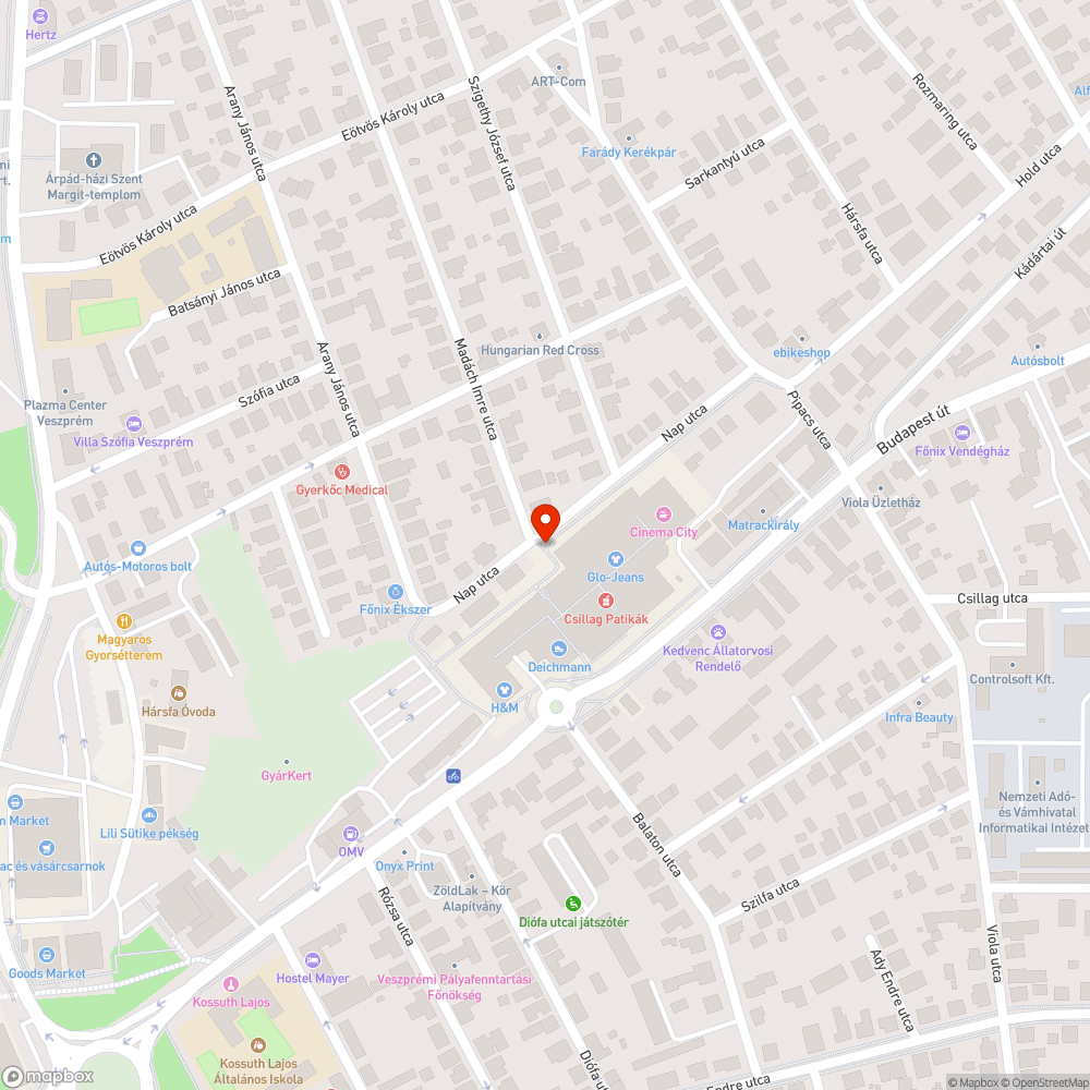 Balaton Pláza mögött hiányzó szemetes bejelentés helye