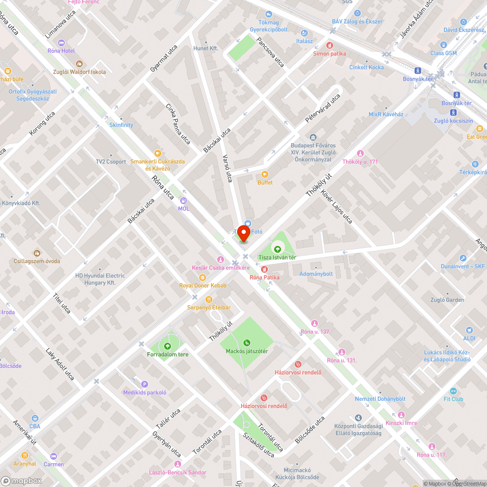 Mocskos, poros biciklisáv bejelentés helye