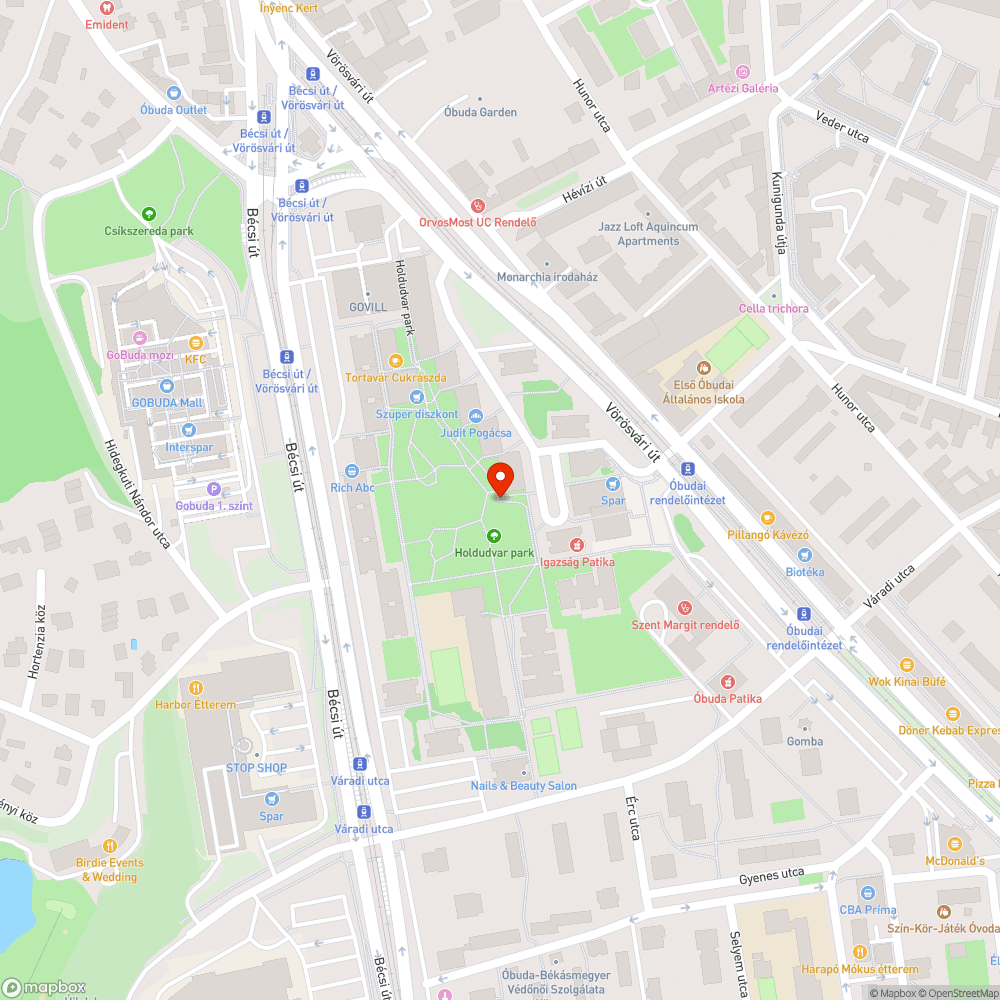 Kiszáradóban lévő fa bejelentés helye