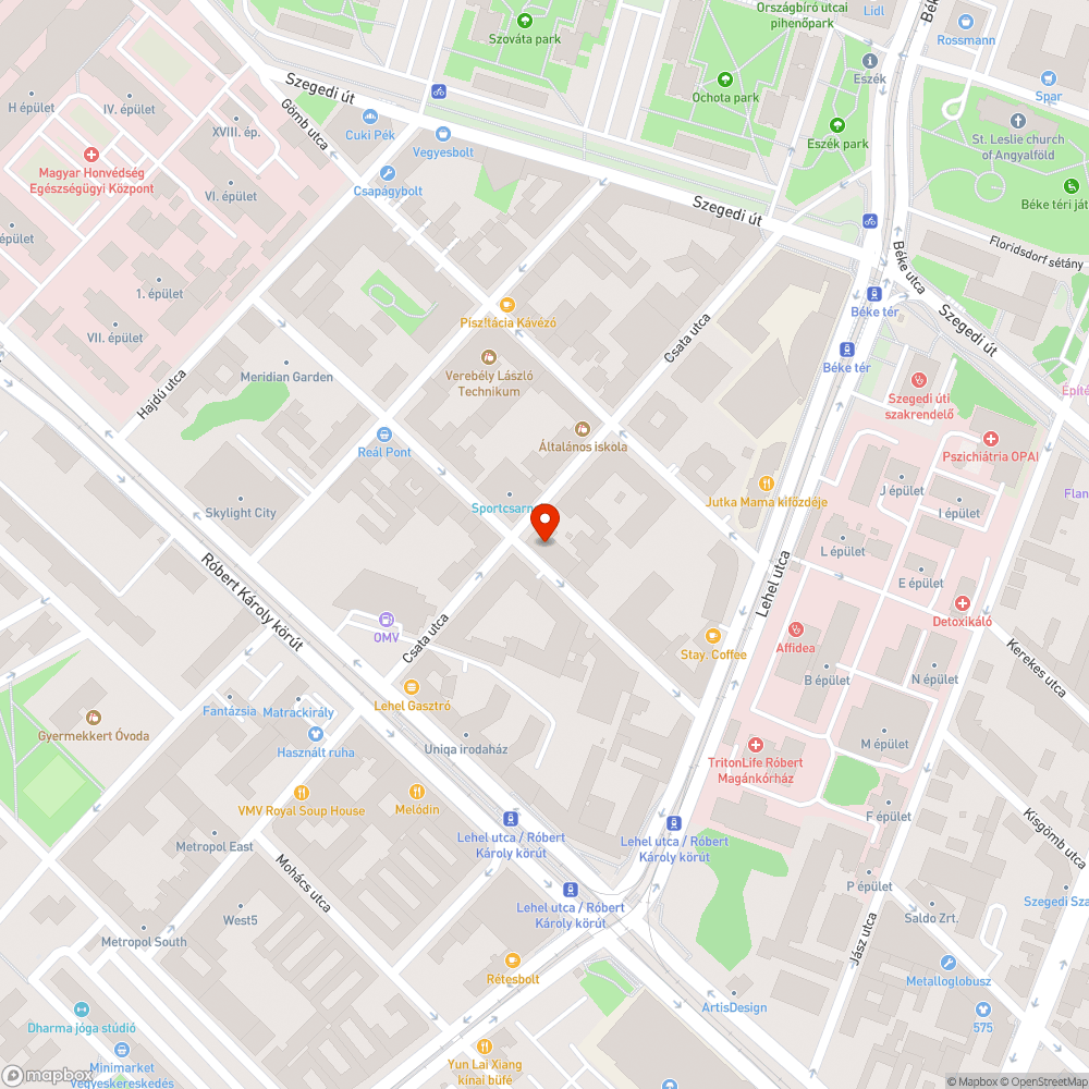 Közterületen hagyott autó bejelentés helye