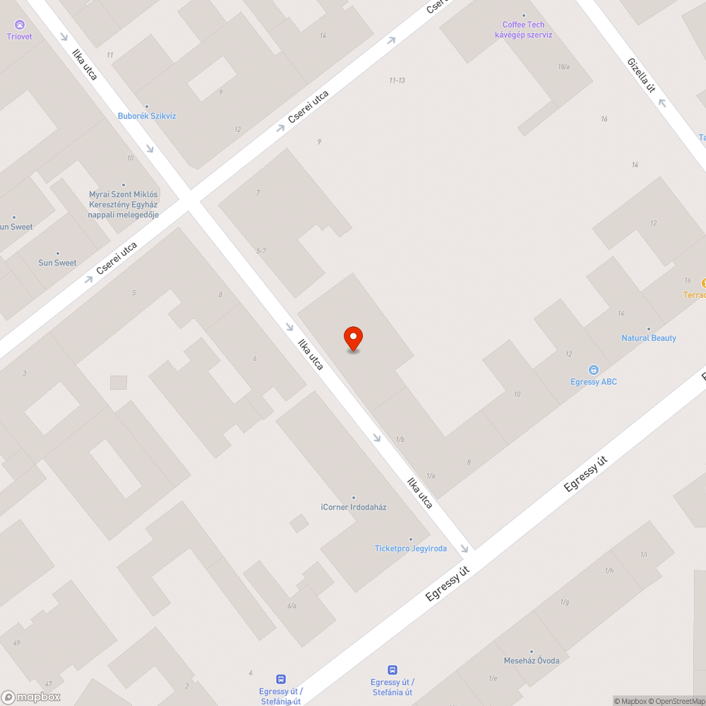 Eső utáni kátyú bejelentés helye