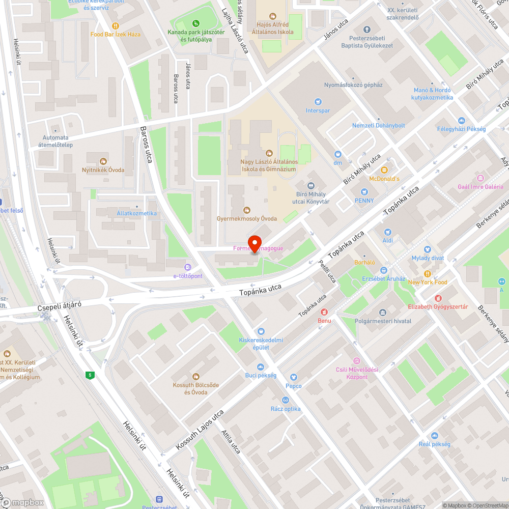 Igénytelen oszloperdő bejelentés helye