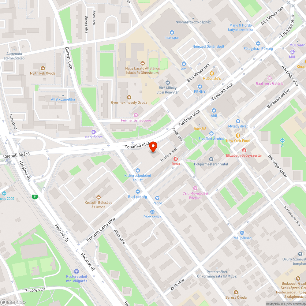 Galambtetem bejelentés helye