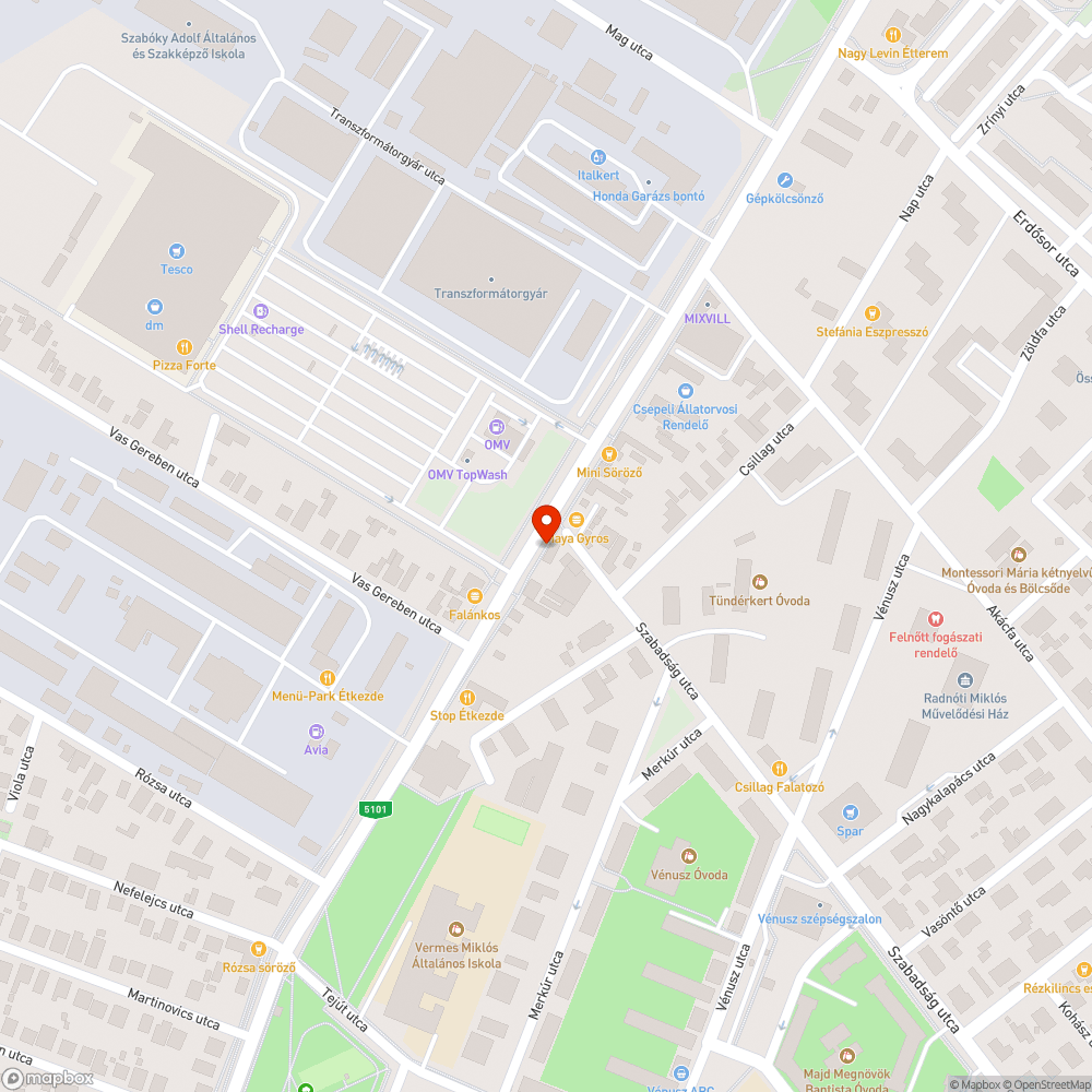 5-8 lámpa nem világít bejelentés helye