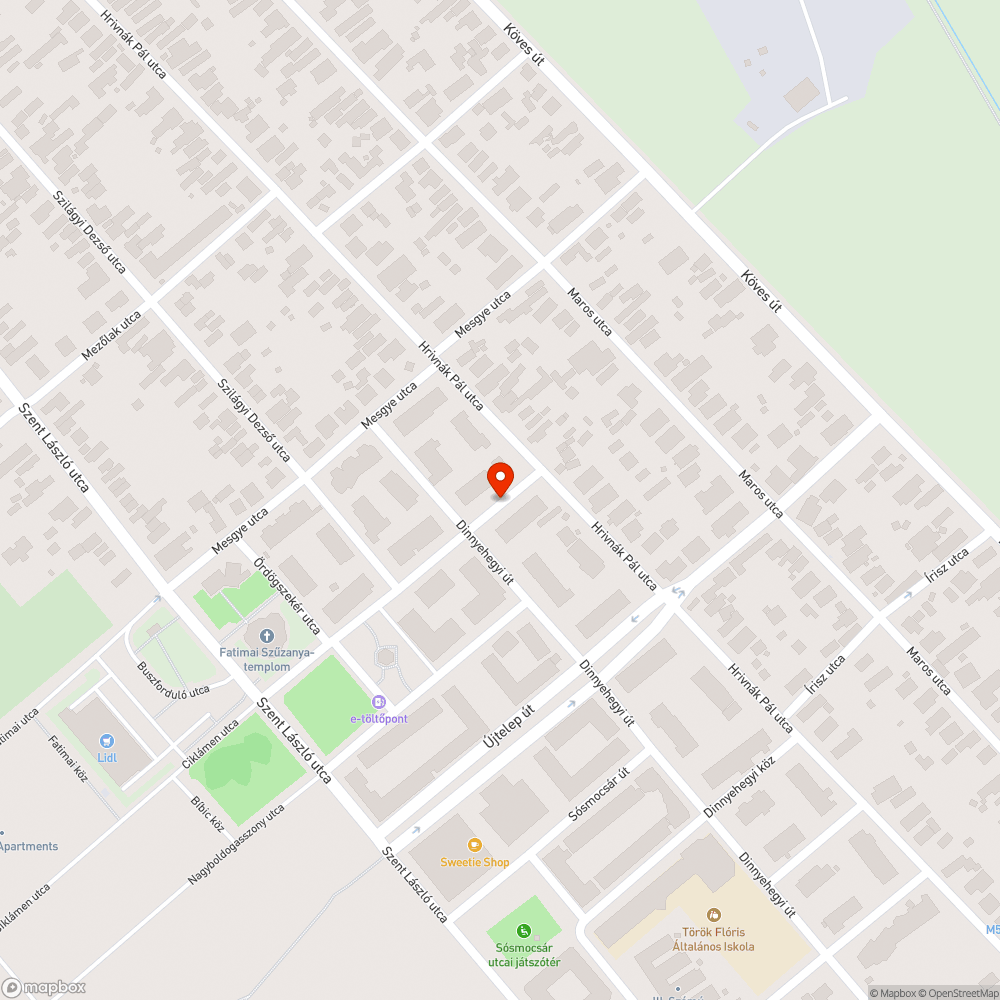 Elhagyott roncs bejelentés helye