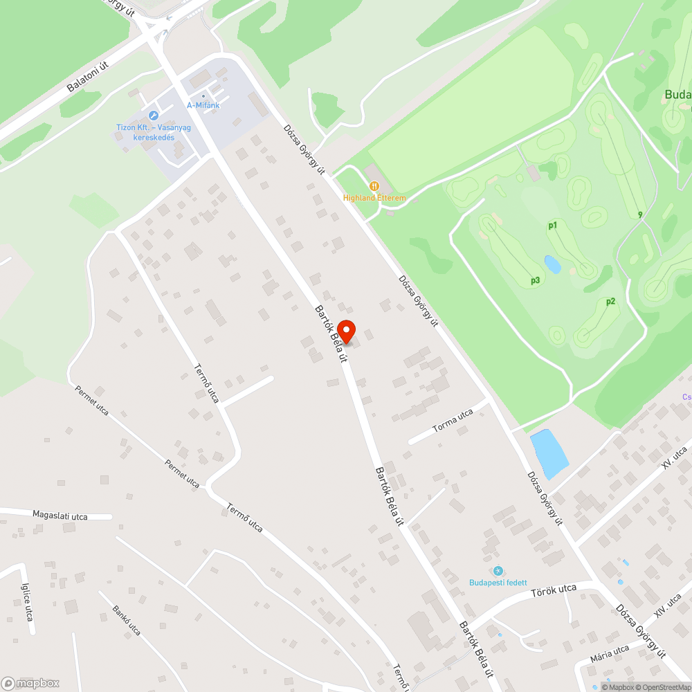 Járda leparkolása bejelentés helye