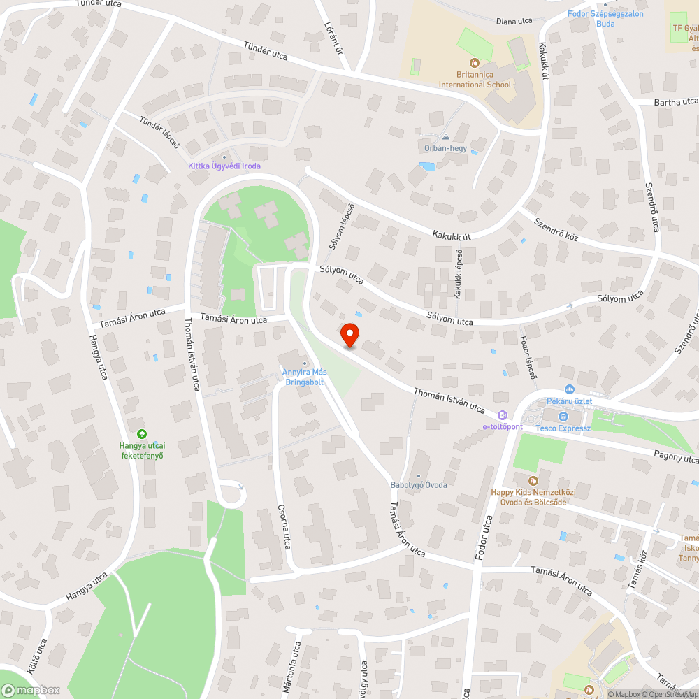 Kidőlő közvilágítás bejelentés helye