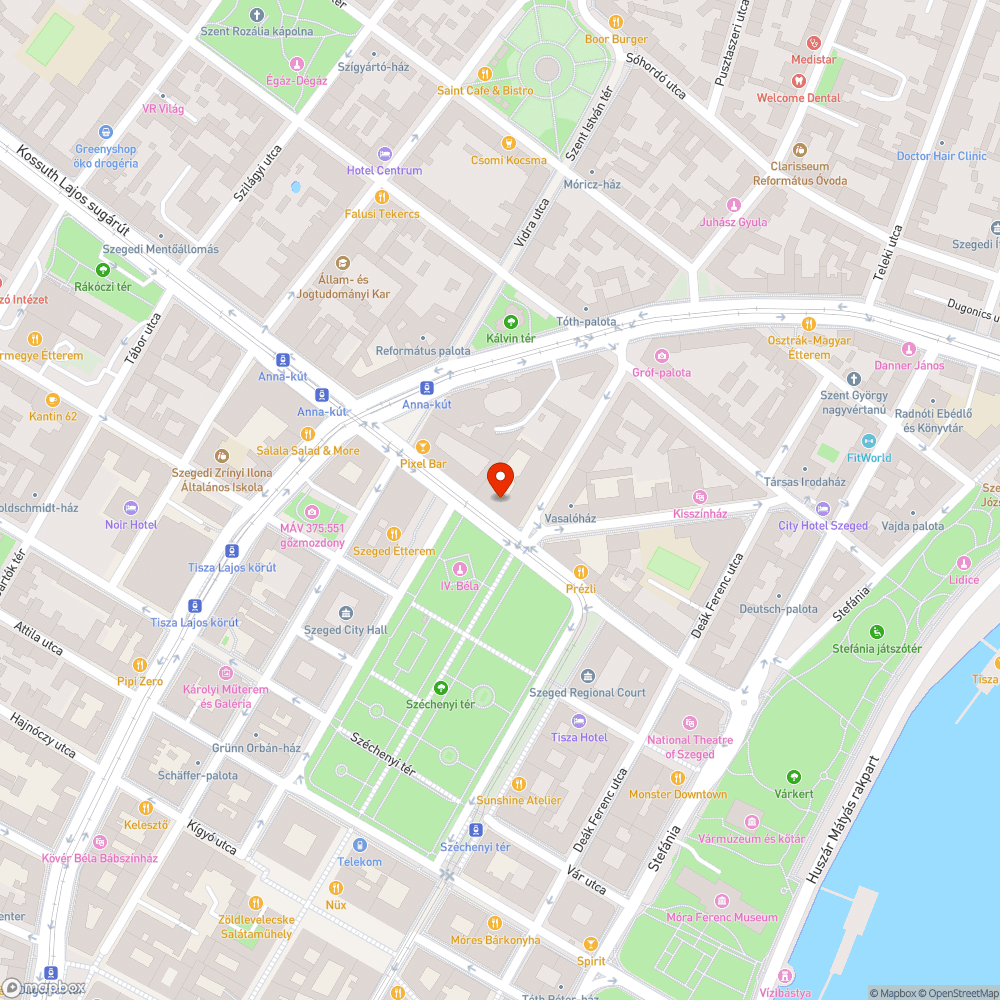 Széchenyi téri OTP járdáját elálló pénzszállító minden nap bejelentés helye