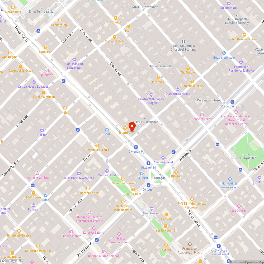 Sérült gyalogátkelő-lámpa bejelentés helye