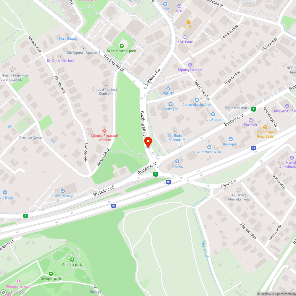 Kitakart jelzőlámpa bejelentés helye