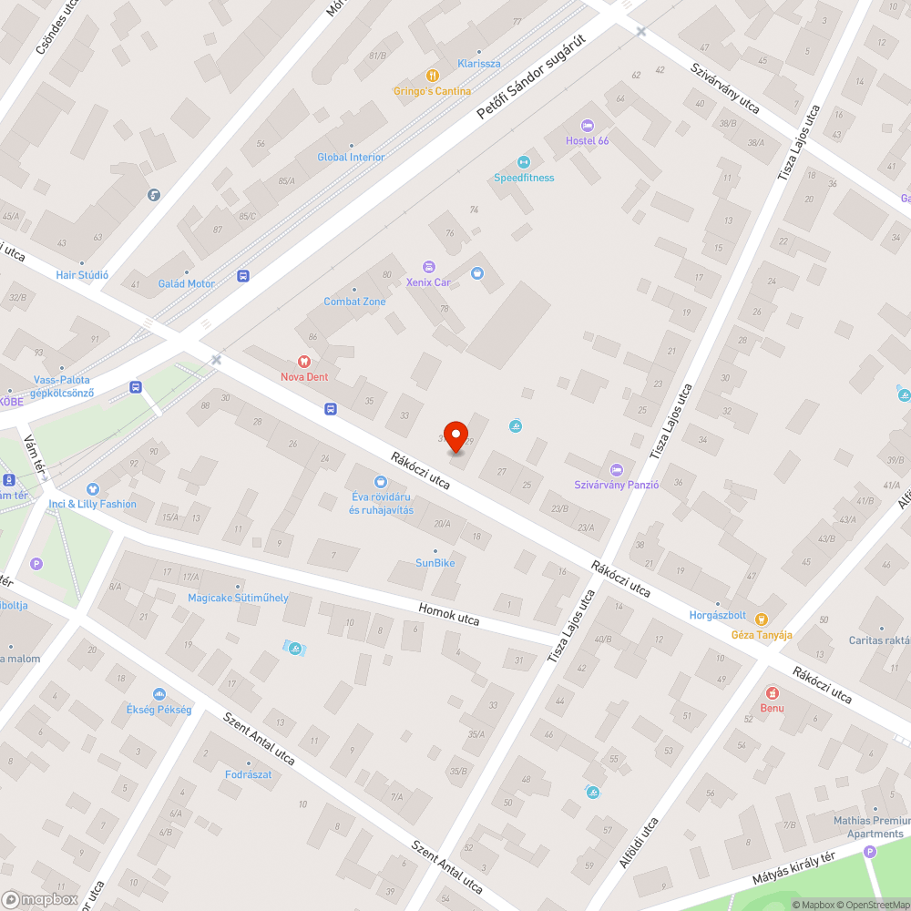 Kátyúsodó útburkolat javítás bejelentés helye