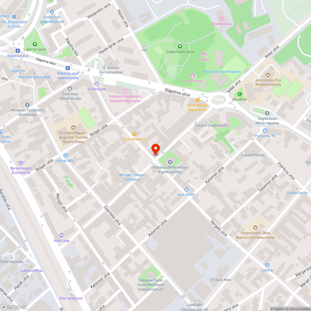 Ferde jelzőtábla bejelentés helye