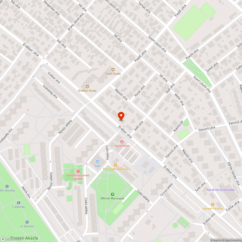 Villanyoszlop izzója hosszú ideje nem működik. bejelentés helye