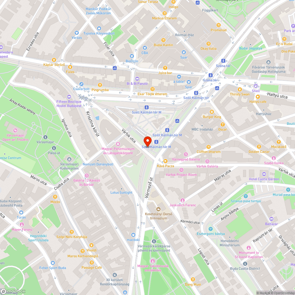 Széll Kálmán tér lift bejelentés helye