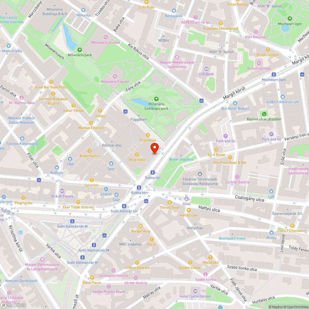 Két nagy lyuk a járdán bejelentés helye