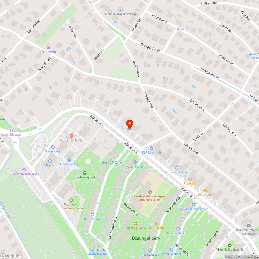 Kiszáradt fa bejelentés helye