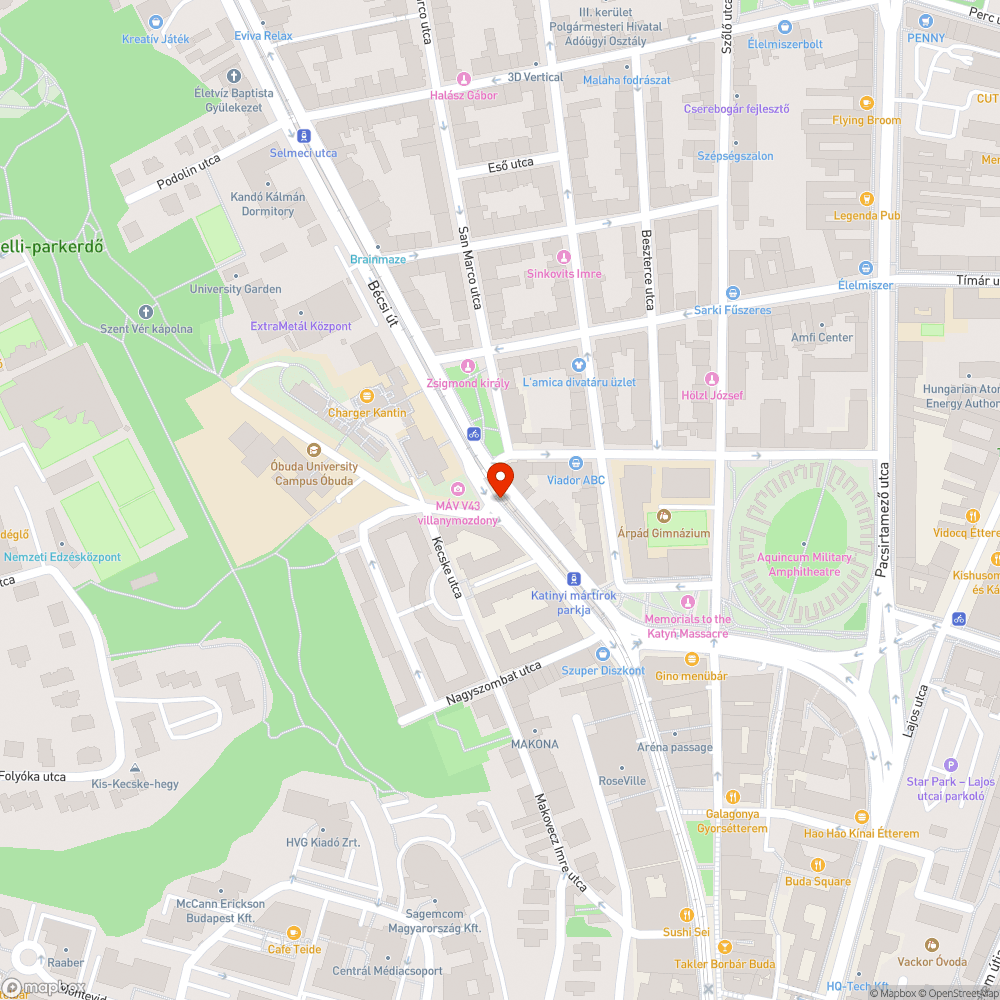 Vihar utáni koszos megálló bejelentés helye