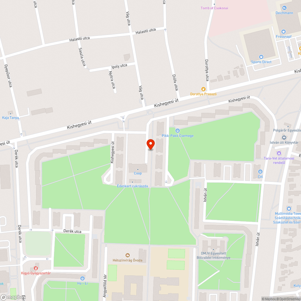 Elhagyott suzuki bejelentés helye