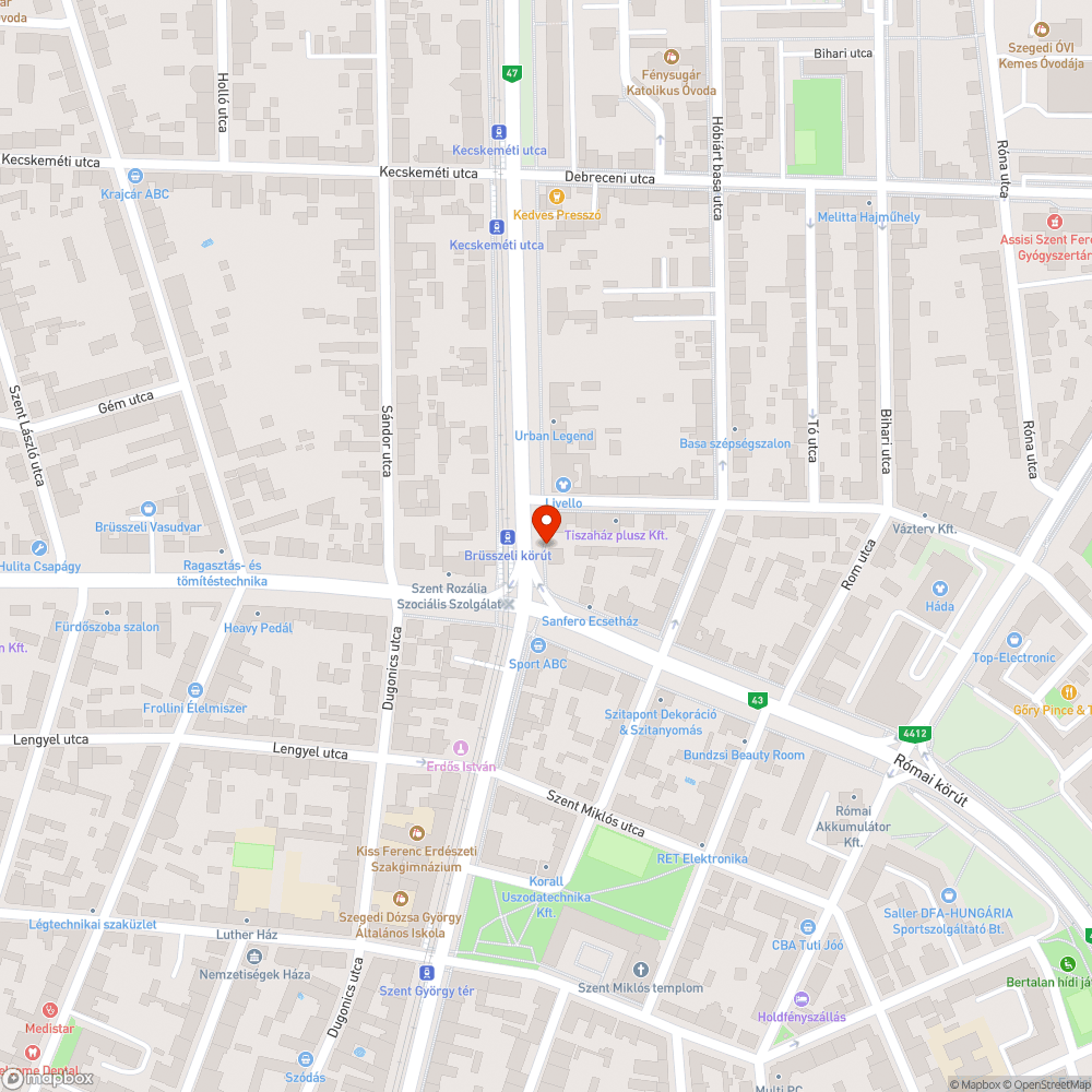 Meredek aszfaltpúpok a kerékpárúton bejelentés helye