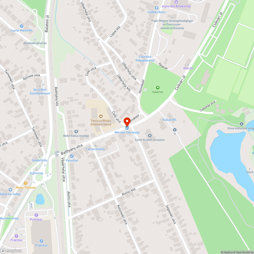 Hibás kapubejáró bejelentés helye