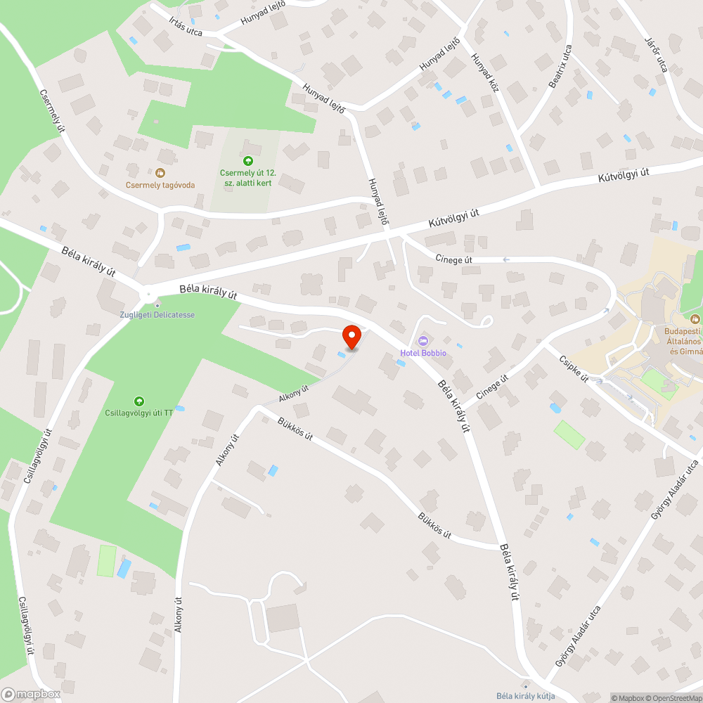 Teljesen tele van a járda törmelékkel bejelentés helye