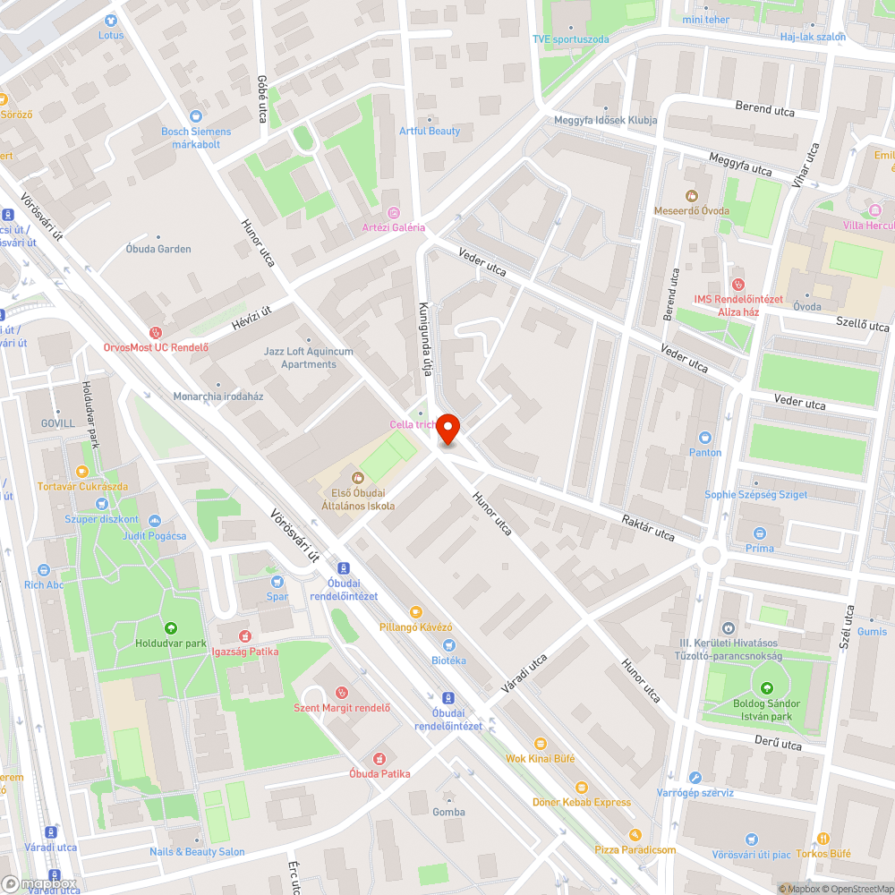 Hunor utca forgalomlassítása bejelentés helye