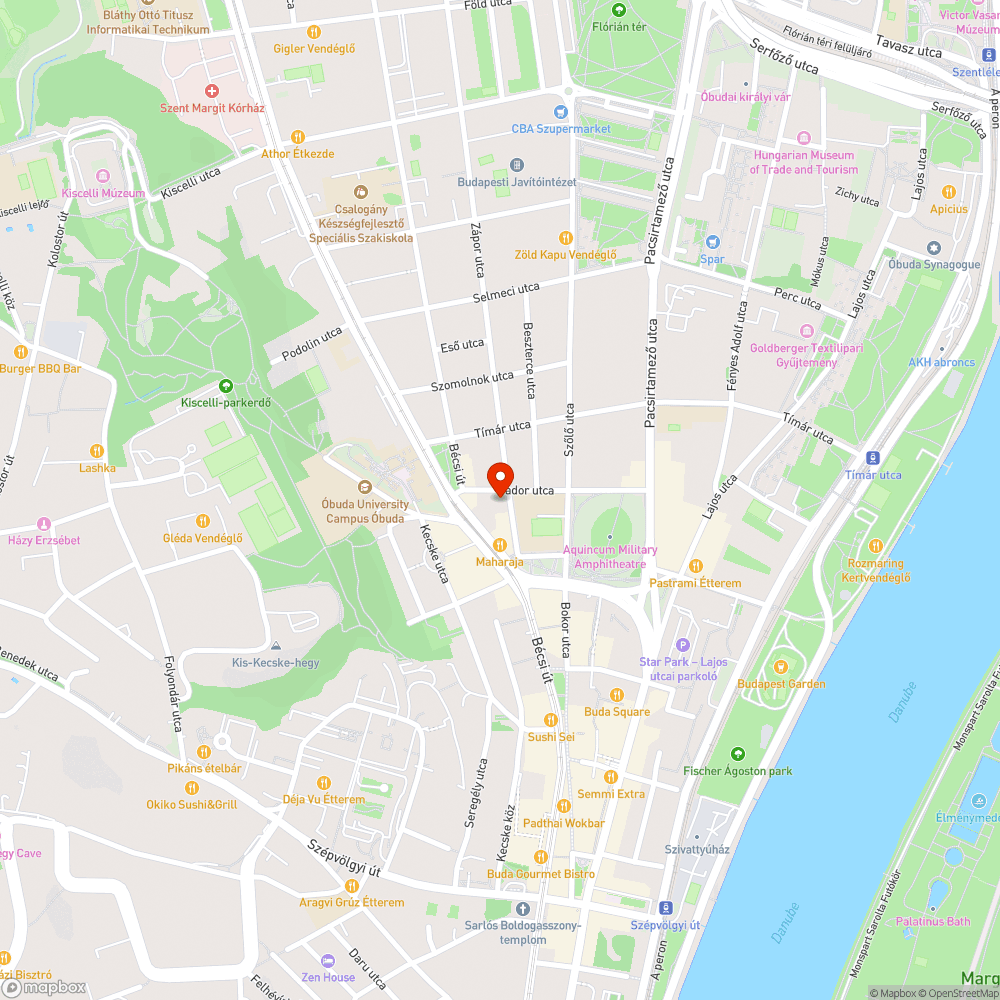 Kátyús útszakasz bejelentés helye