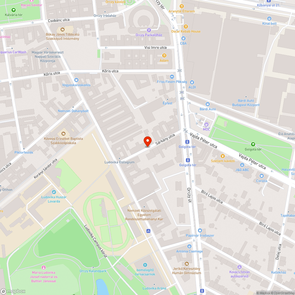 Elhagyott autó, teli büntetéssel bejelentés helye