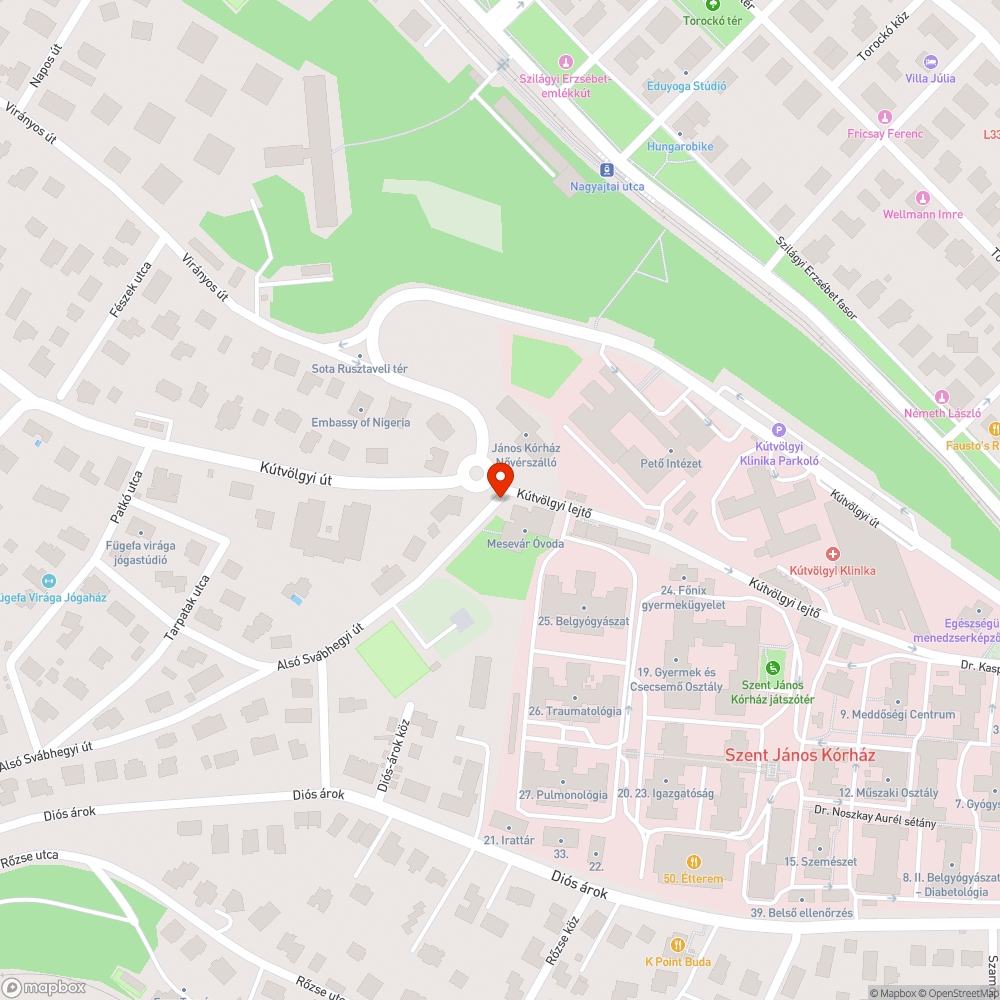 Kidöntött tábla bejelentés helye