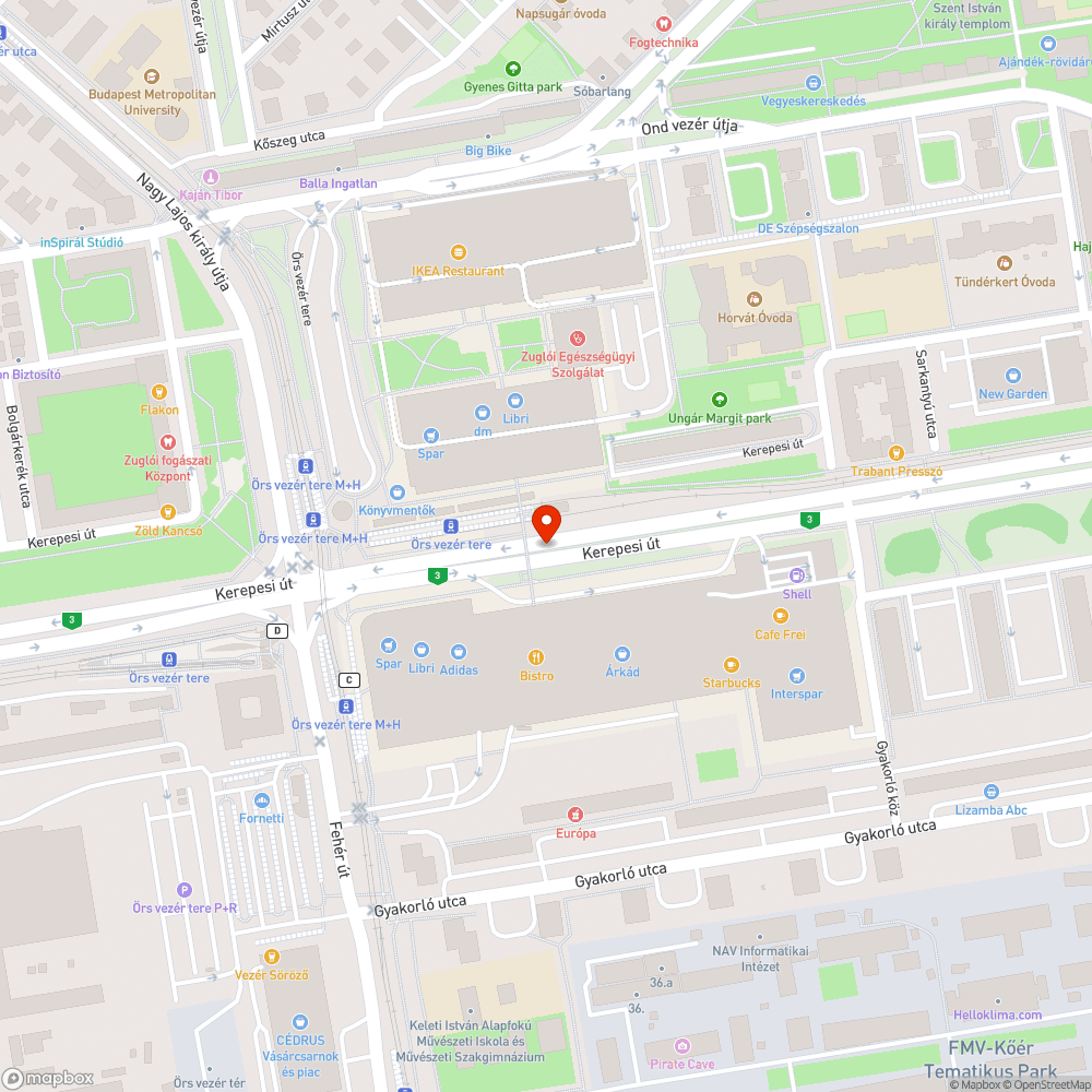 Kitépett fa az Orson bejelentés helye