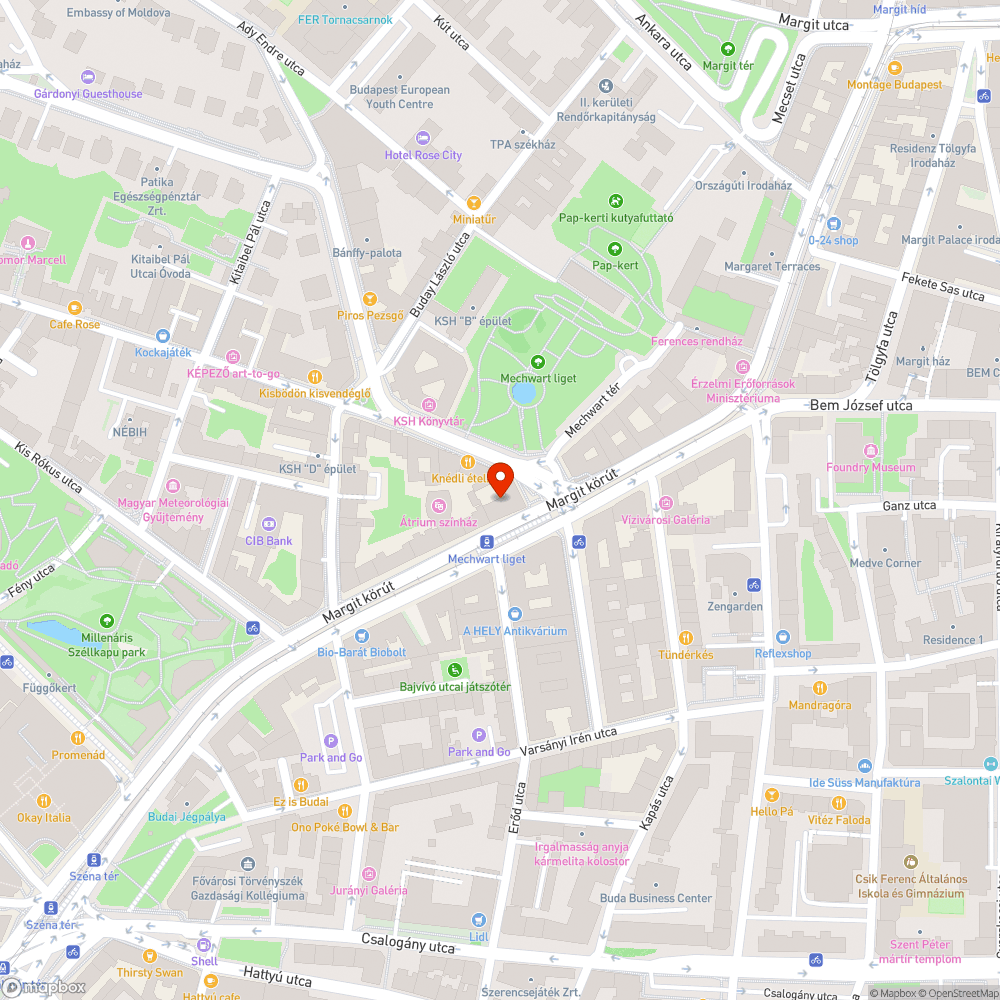 Balesetveszélyes járda bejelentés helye