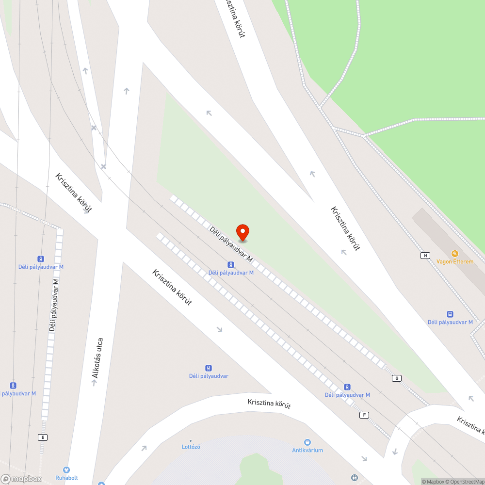 Erősen kopott pad bejelentés helye