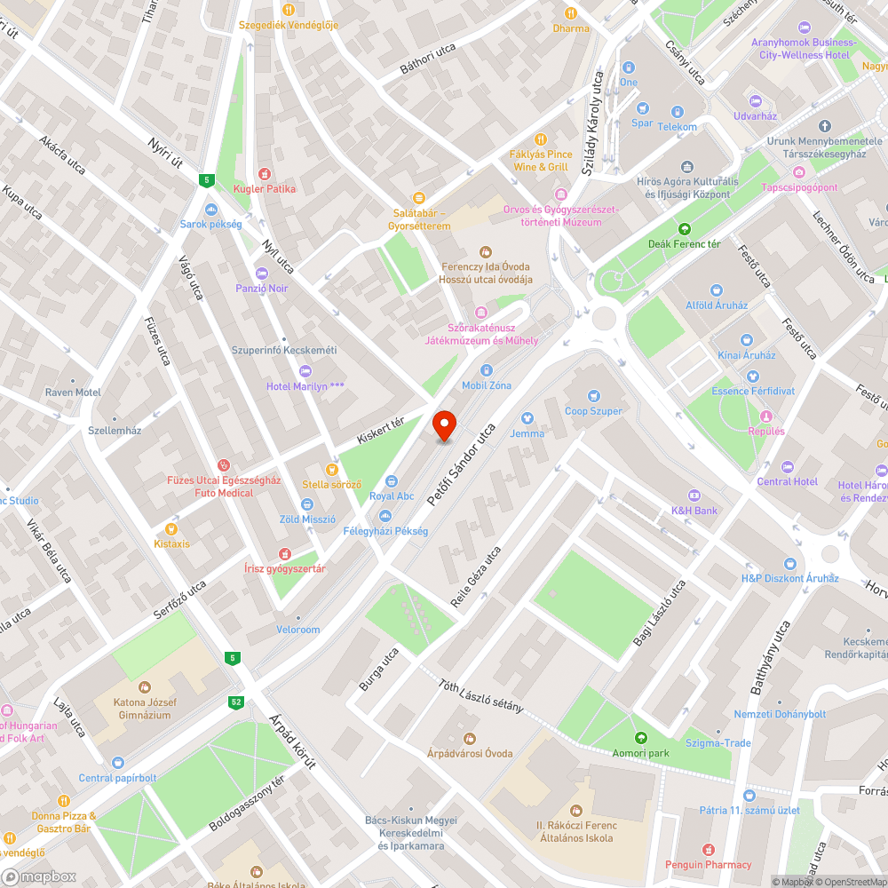 Töredezett fedlappár bejelentés helye