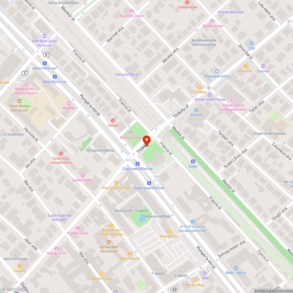 Üres reklámkeret bejelentés helye