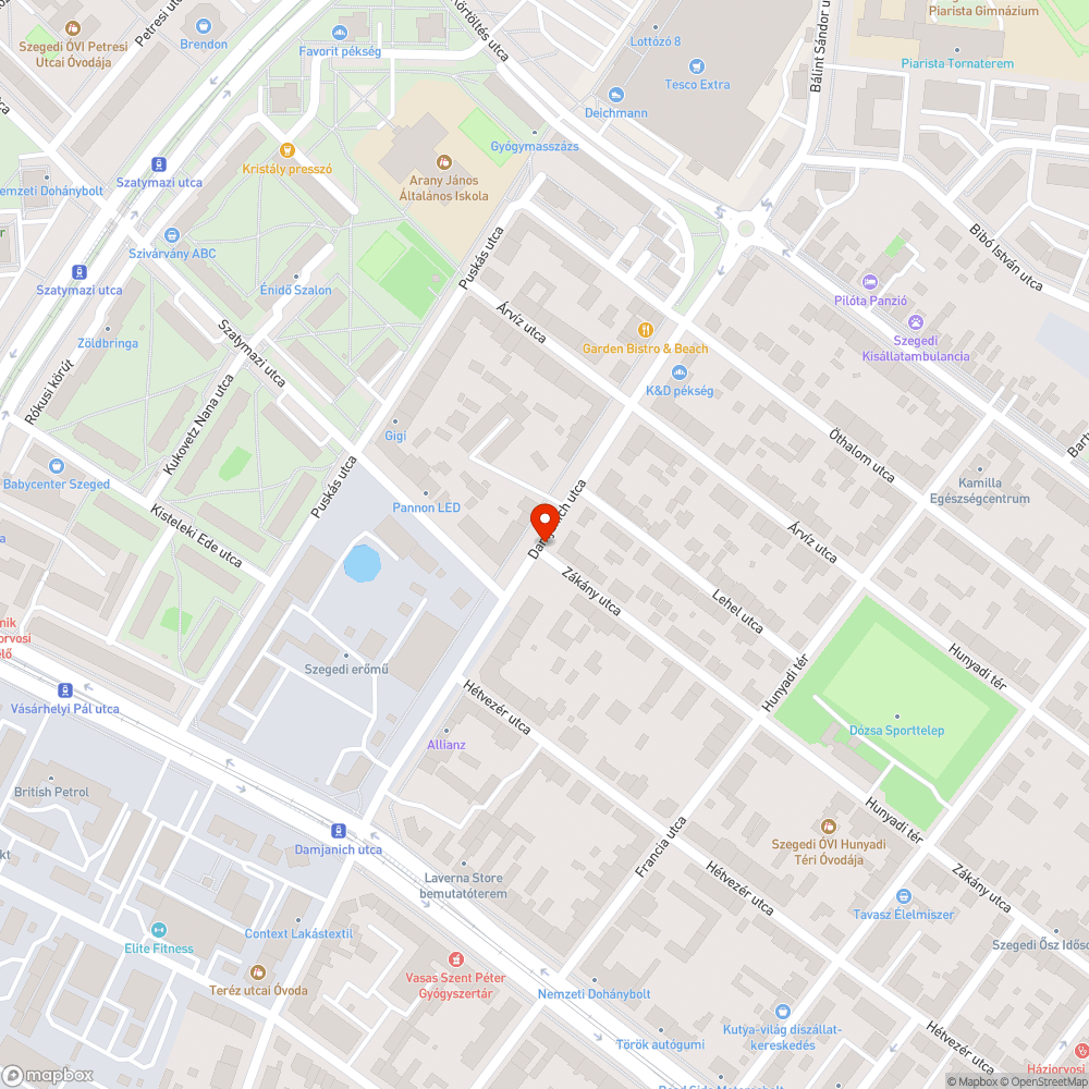 Rossz állapotú járda bejelentés helye