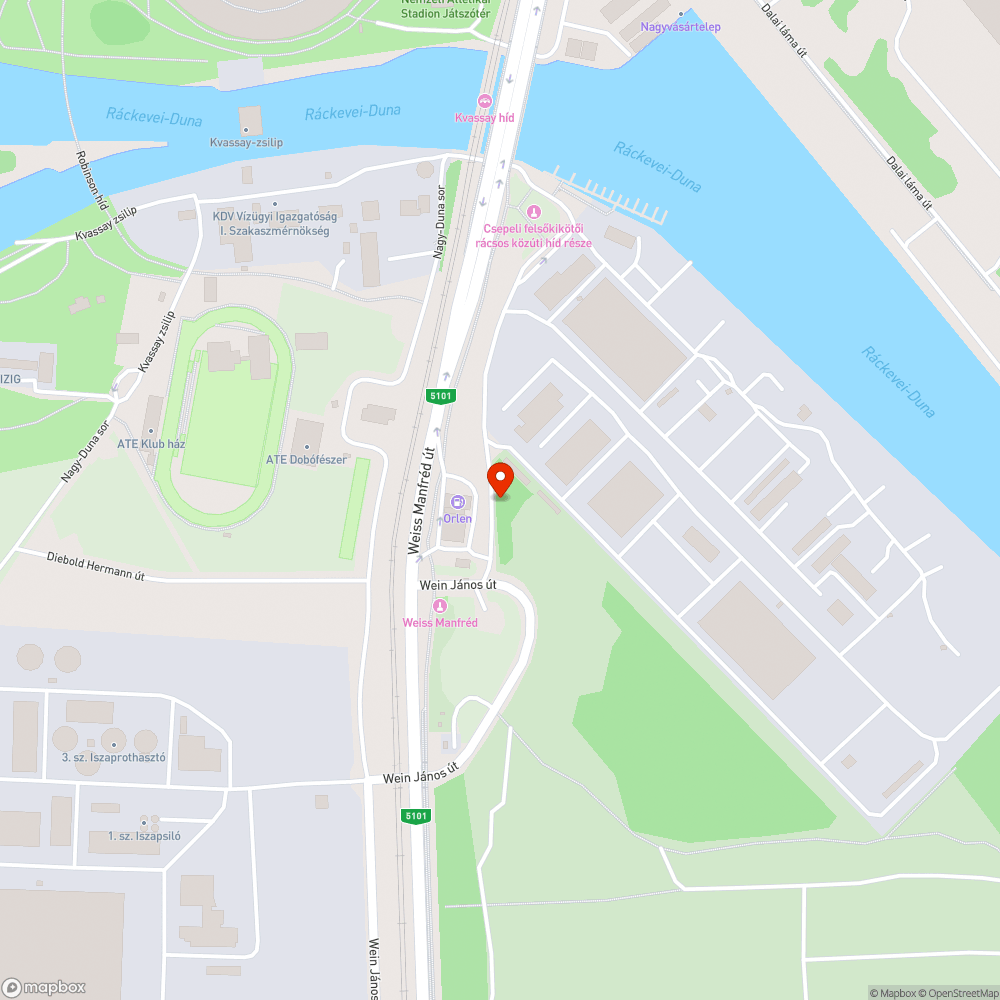 Szemeteszsákok Észak-Csepel bejelentés helye