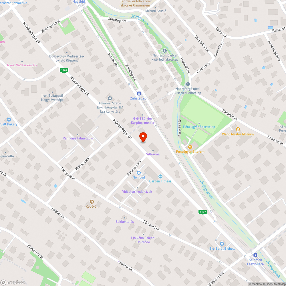 Elpusztult fa bejelentés helye