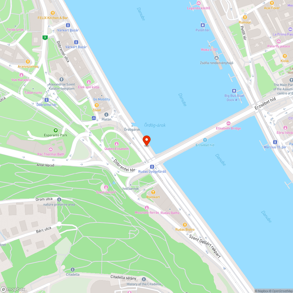 Kőtömb a járdán bejelentés helye