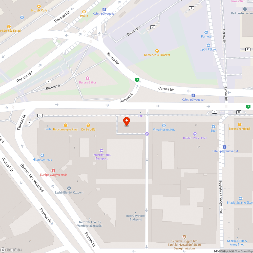 Üres fahely bejelentés helye