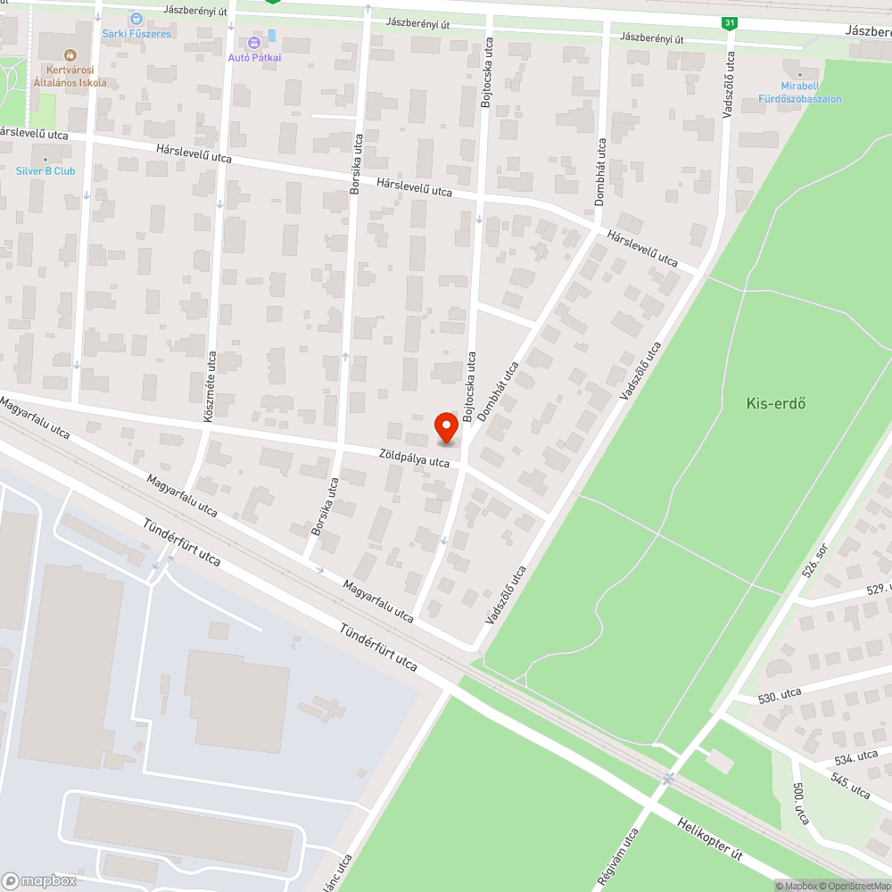 Vihar után 12 nappal kintfelejtett zöldhulladék 8. bejelentés helye