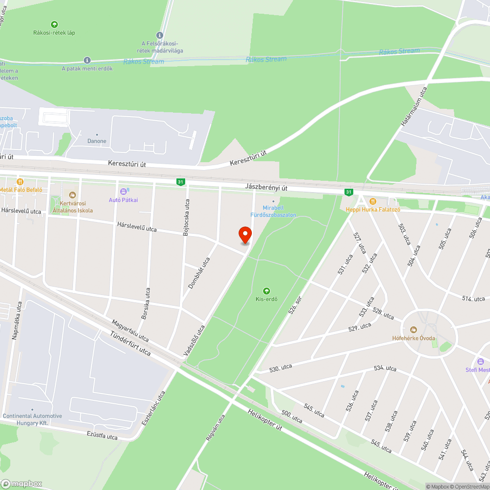 Vihar után 12 nappal kintfelejtett zöldhulladék 10. bejelentés helye