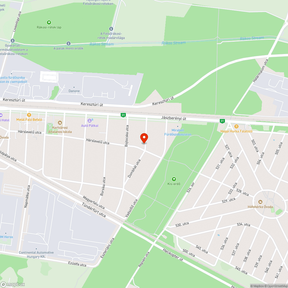 Vihar után 12 nappal kintfelejtett zöldhulladék 11. bejelentés helye