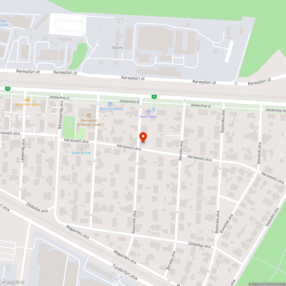 Vihar után 12 nappal kintfelejtett zöldhulladék 13. bejelentés helye