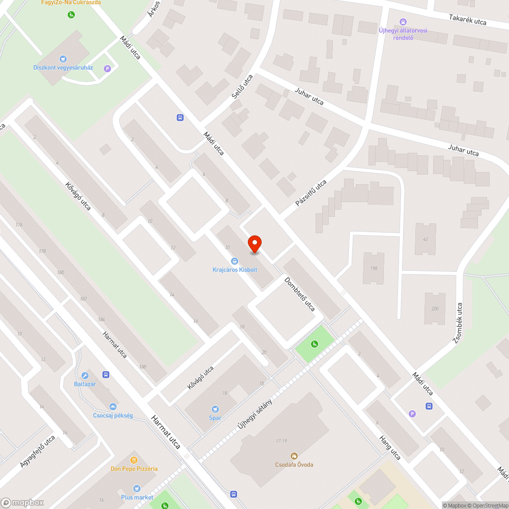 Vihar után 12 nappal kintfelejtett zöldhulladék 14. bejelentés helye