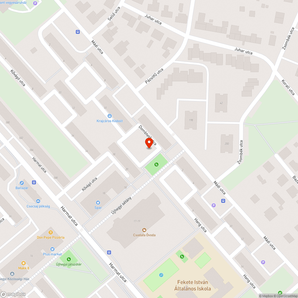 Vihar után 12 nappal kintfelejtett zöldhulladék 15. bejelentés helye