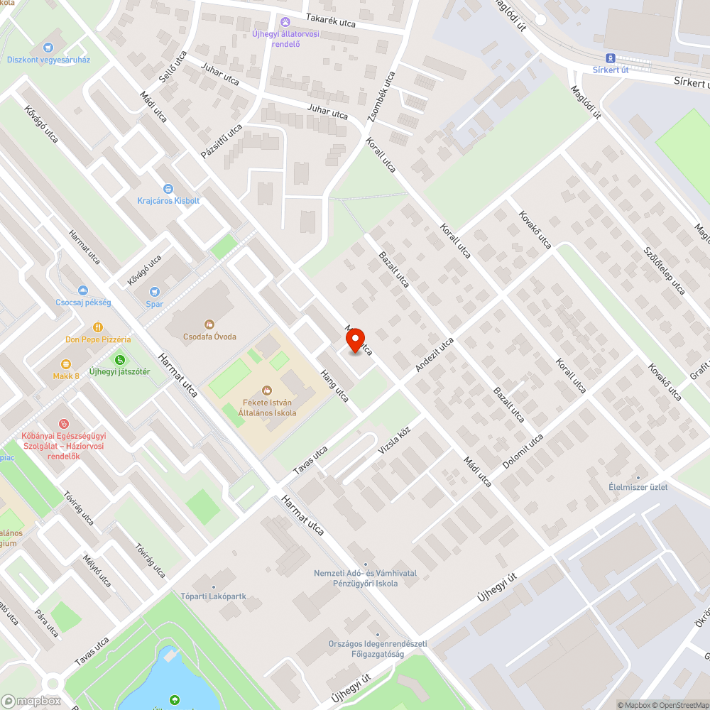 Vihar után 12 nappal kintfelejtett zöldhulladék 18. bejelentés helye