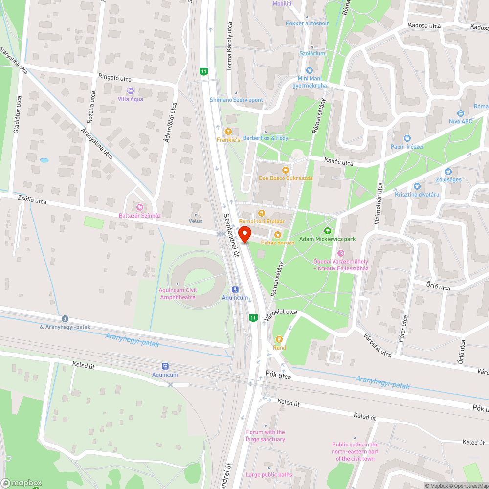 Nyikorog kanyarodás közben - PDZ-834 bejelentés helye