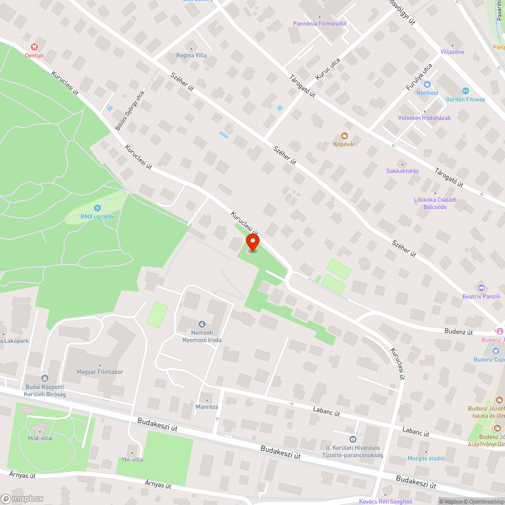 Embermagasságú gaz bejelentés helye